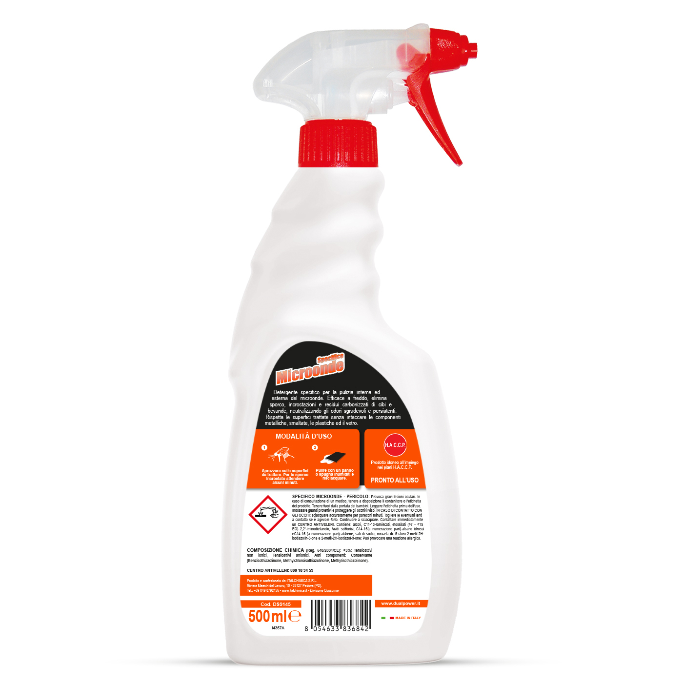 Detergente per MICROONDE - 500ML - Italchimica